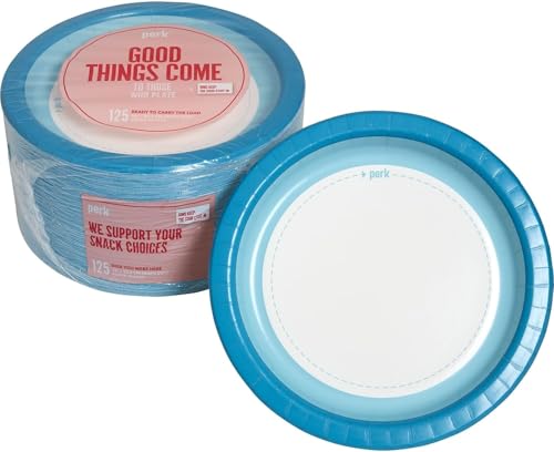 Perk Heavy-Weight Paper Plates, 10