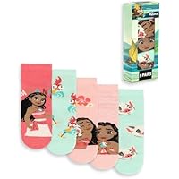 Disney Calcetines de pantorrilla multicolores para niñas de