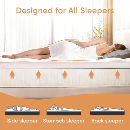Memory Foam Mattress Topper, 100% Cotton Mattress Pad Cover, Breathable & Skin-Friendly Queen Size Mattress Topper for Back Pain Relief, 3 Inch Extra Thick Shredded Foam, Queen by ANUWAA - Used condition - Image 5