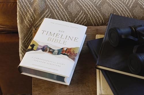 Image of NIV, Timeline Bible, Hardcover, Red Letter, Comfort Print: A Chronological Study through Scripture