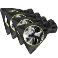 Outdoor Faucet Cover for Winter - Pro 7.1"W x 9.8"H - 4 PACK Outdoor Water Faucet Cover Socks for Winter Freeze Protection Pipe Insulation Reusable Waterproof Insulated Spigot backflow Cover - Black