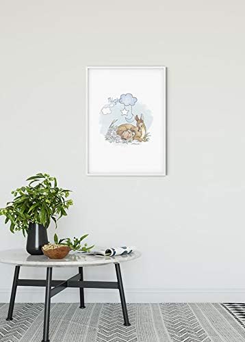 Komar Disney Wall Picture Bambi Good Night WB012 50 x 70 cm (W x H) Without Frame, Colourful - Image 3