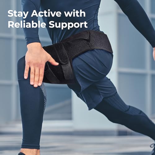 hip brace sciatica pain relief devices hip brace for women men hips pain relief thigh compression sleeve sciatic nerve braces suitable for sciatic nerve groin thigh hamstring