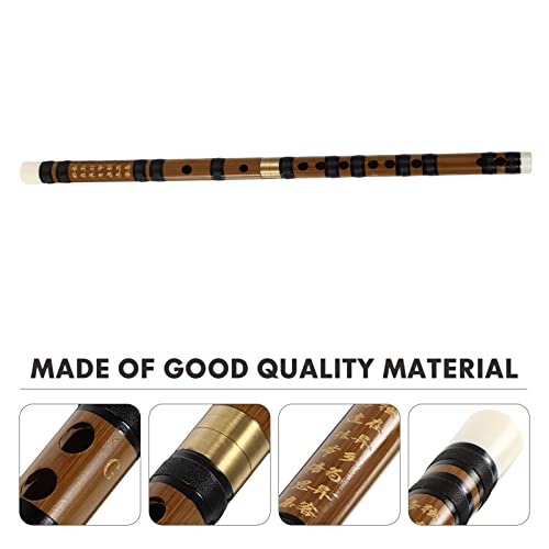 Instrumento musical chinês de flauta vintage: Dizi tradicional flauta transversal para adultos inici