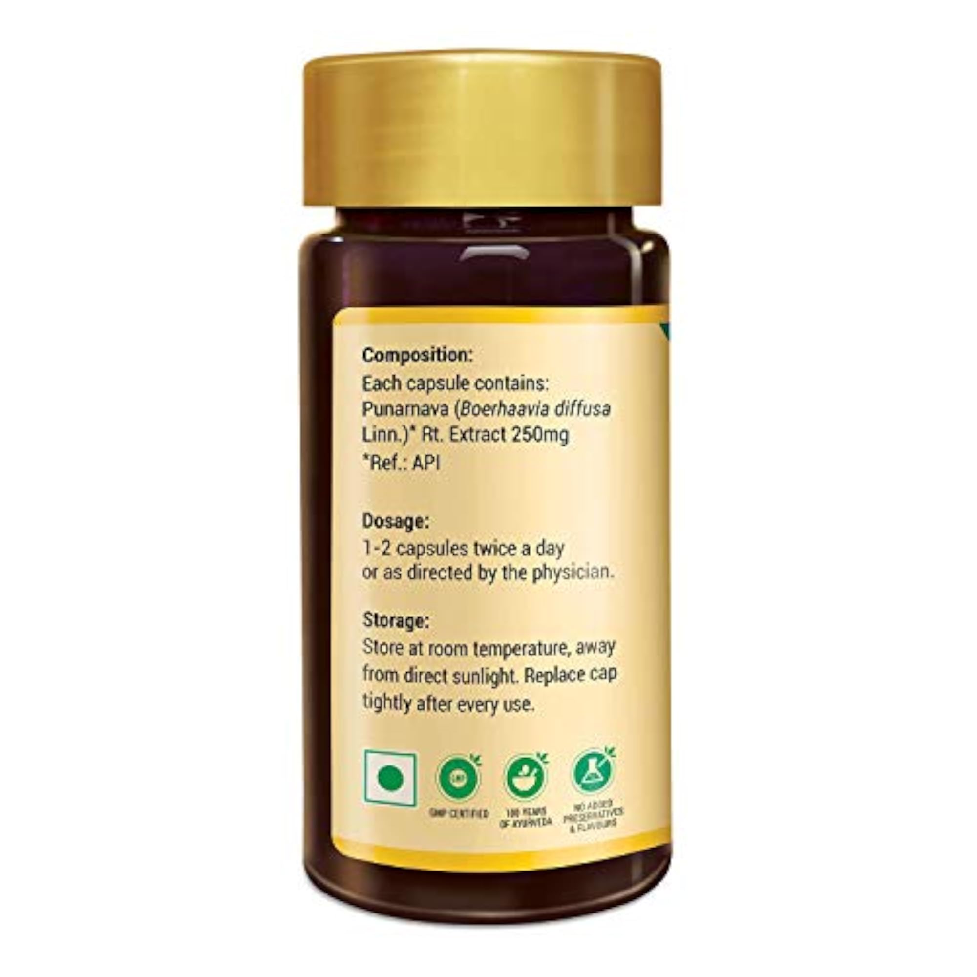 Punarnava Capsules, 60 Veg