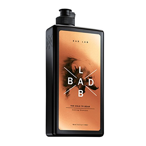 Bad Lab Christmas Deal Too Cold To Bear, Super Cool, Anti-dandruff and Moisture Reach Cooling Hair Shampoo for Men, Dry (13.5 oz)