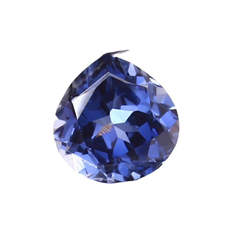 Saphir bleu bleuet en cœur, la pierre naturelle idéale pour un bijou cadeau unique