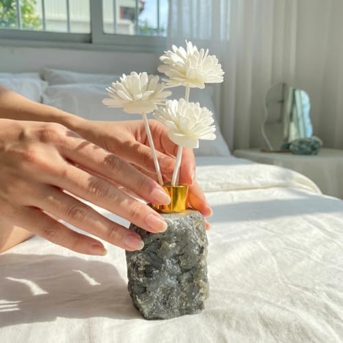 Botella Difusora de Cristal Natural Piedra para Aromaterapia miniatura 4