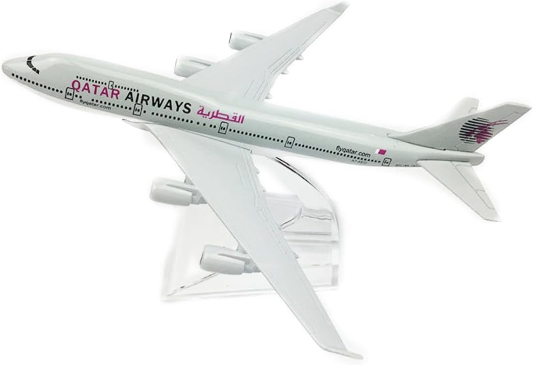 1:400 16cm Qatar Airways Airplane Model Alloy Simulation Aircraft Ornaments
