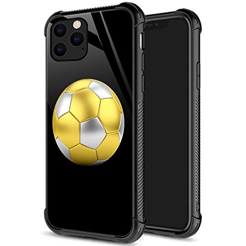 ZHEGAILIAN for iPhone 11 Pro Case, Military-Grade Protection, All-Around Shockproof Corners, Anti-Scratch Phone Case for iPhone 11 Pro, Gold Football