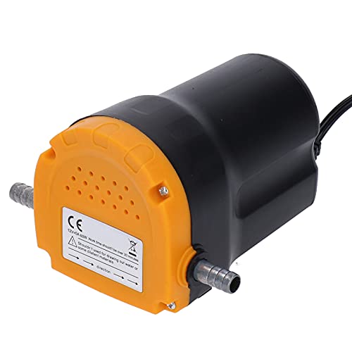 Bomba de aceite autocebante eléctrica de 12V y extractor de succión para motor de auto 4