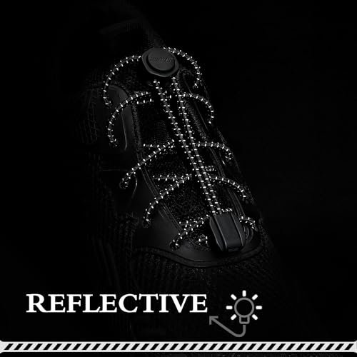Image of HOMAR Elastic No Tie Shoe Laces Stretch Tieless Shoe Laces for Sneakers No Tie Shoelaces Elastic Laces for Adults and Kids