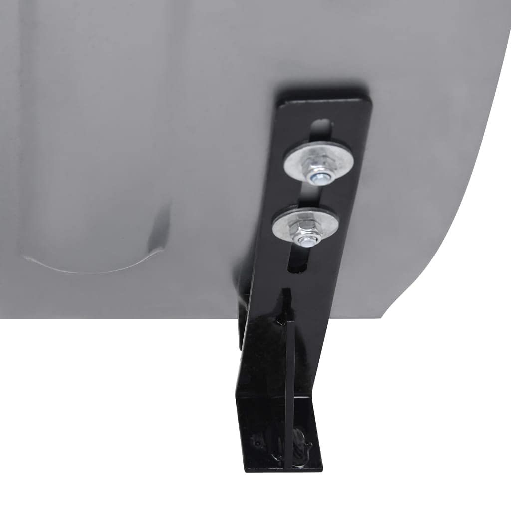 Willood Schneeschild für Rasentraktor mit Adapter Rasenmäher mit Adapter Anbausatz 3 Winkeleinstellungen Räumschild Schneepflug Schneeschieber 100 cm