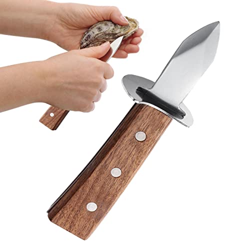 Stronrive Deshuesadora de ostras, Abridor de Conchas para mariscos, Deshuesador de ostras, Herramienta para Abrir mariscos con Mango Antideslizante para ostras, almejas, vieiras, mariscos Cover