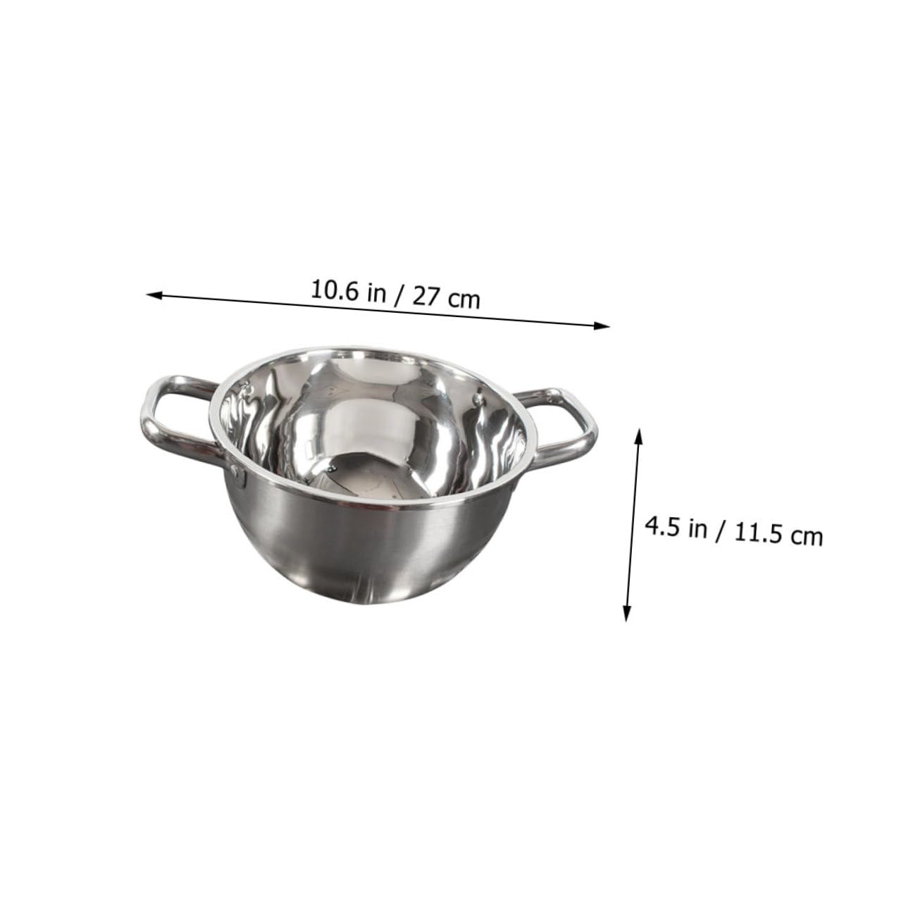Cabilock Professional Hot Pot with Double Ear Handles Multi Purpose Kitchen Cooking Pot for Home Restaurants and Picnics and Easy to Use