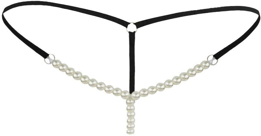 Women's Polyester G-String (Pack of 1 Piece) (4559_Black _M)