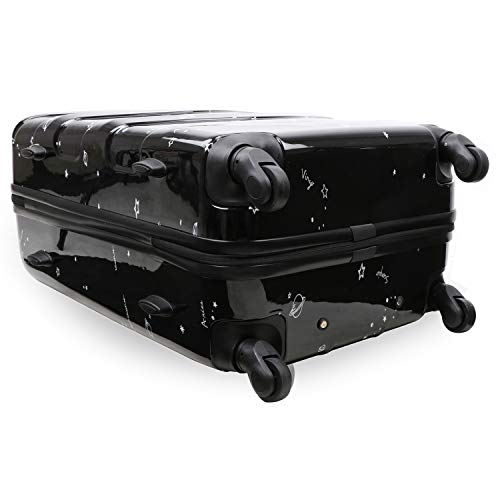 ZEVOG-Lucky-Bag-Polycarbonate-65-cms-Black-Hardsided-2Pcs-Set-Check-in-Luggage-5002211905069 ZEVOG Lucky Bag Polycarbonate 65 cms Black Hardsided 2Pcs Set Check-in Luggage (5002211905069)