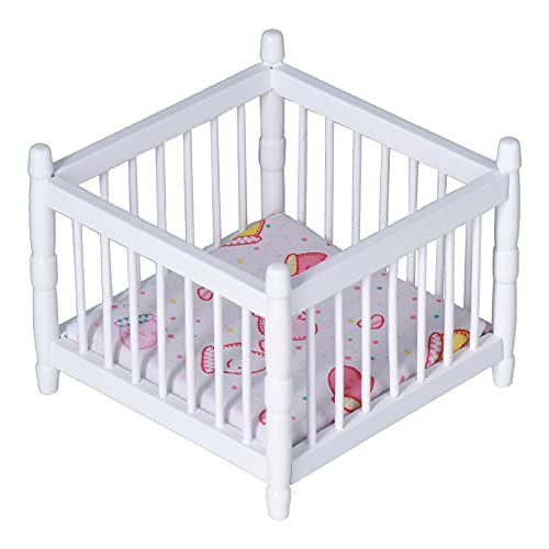 1:12 scala di Legno Casa delle Bambole Culla Baby Fai da te in Miniatura Casa Mobili Accessori 1:12 Casa Decorazione Casa