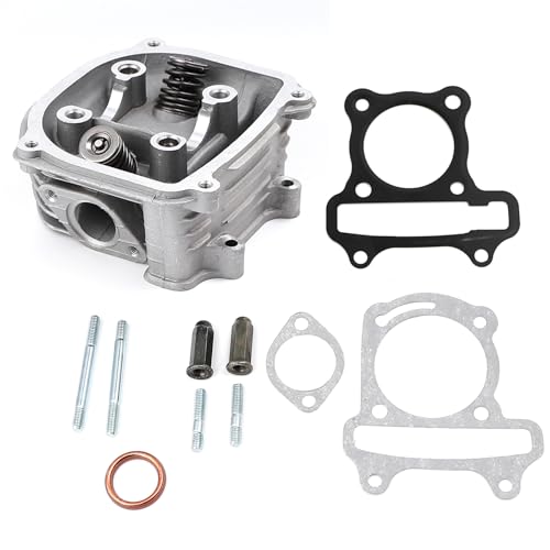 Mokuo GY6 61mm/2.40" Cylinder Head Assy with 64mm Valves Set