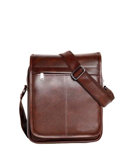 PU Leather Side Bag, Compact Sling for Men with Multi-Zipper Storage and Adjustable Strap, Ideal for Students, Office Use, Daily Routines, and Light Travelers-image-32