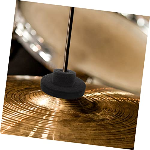 Vaguelly 3 Partidas Almofada De Feltro De Tambor Almofada De Bateria Pad De Bateria Útil Almofada De
