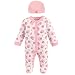 Luvable Friends Baby Preemie Sleep N Play & Cap, Floral