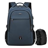 Fonctionnel et sûr : une sangle de bagage permet au sac à dos de tenir sur les bagages/valises, de glisser sur le tube de la poignée verticale du bagage pour un transport plus facile. Avec une poche antivol cachée à l'arrière pour protéger vos objets de valeur contre les voleurs. Bien conçu pour les voyages internationaux en avion et les excursions d'une journée comme cadeau de voyage pour les hommes.