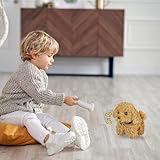 YOUYIKE Hund Spielzeug Kinder, Plüschtier Spielzeug Hund der Läuft und Bellt, Ostergeschenke Interaktives Plüschtier mit Gehen, Bellen, Schwanzwedeln fur Kinder Spielzeug