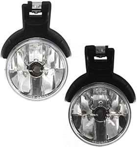 For 1997-1999 Dodge Dakota Pair Fog Lights Driver and Passenger Side CH2592104 CH2593104 | replaces 55076793 55076792