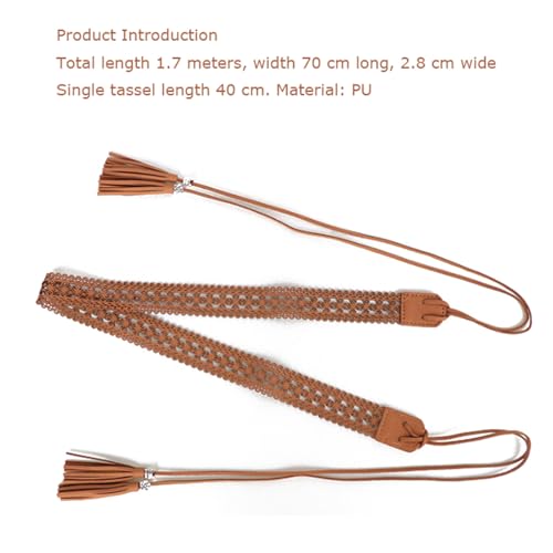 Hollow Lace Belt for Women with Skirt Fashionable All-Match Tassel Decoration Waist Chain Dress Waist Accessories2