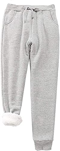 Pantalons de survêtement pour femmes en molleton chaud automne hiver