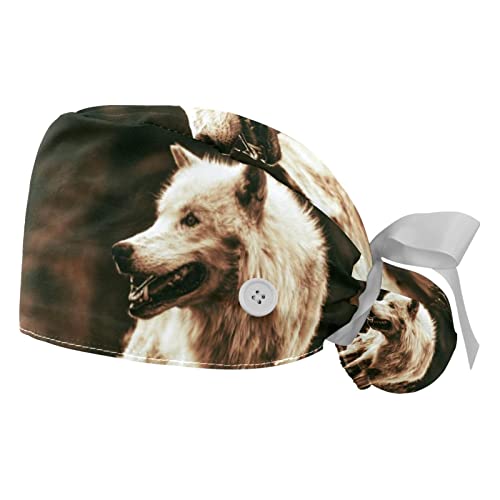 Casquettes de travail respirantes JDEZ lot de 2 chapeaux bouffants anti sueur