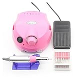 KOHARA Taladro de uñas 35000RPM Taladro de uñas eléctrico Juego de manicura para pedicura Herramienta de Lima de uñas Taladro de Arte de uñas Manicura Pedicura Kit de Herramientas de uñ