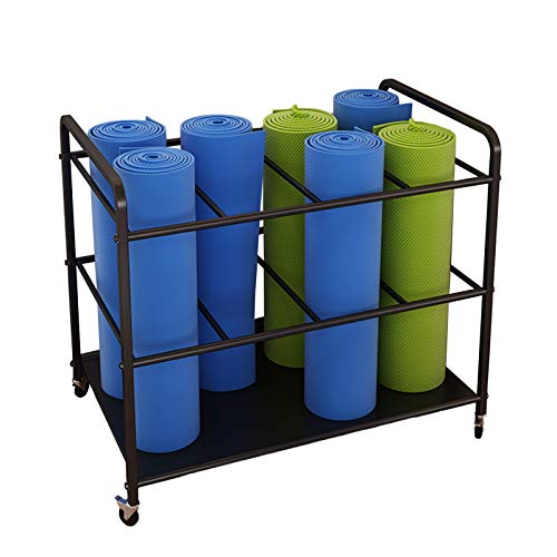 Étagère rangement tapis de yoga pour rouleaux de massage et Pilates