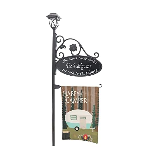 Reflective Camping RV Parks Address Sign