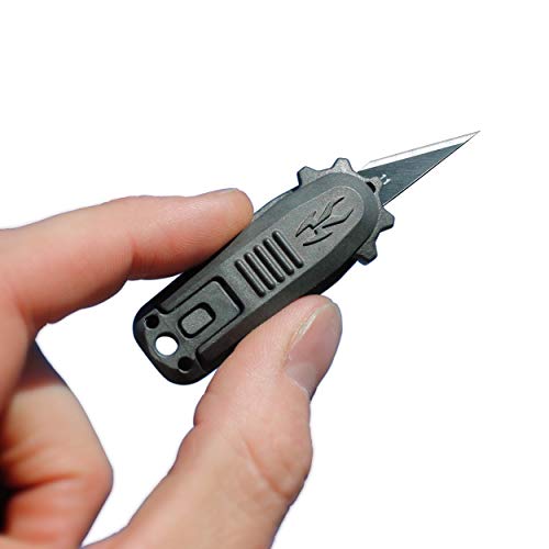EVERYDAY BLADE Tiny Replaceable Blade Folding Pocket Knife with Three Types of Blades