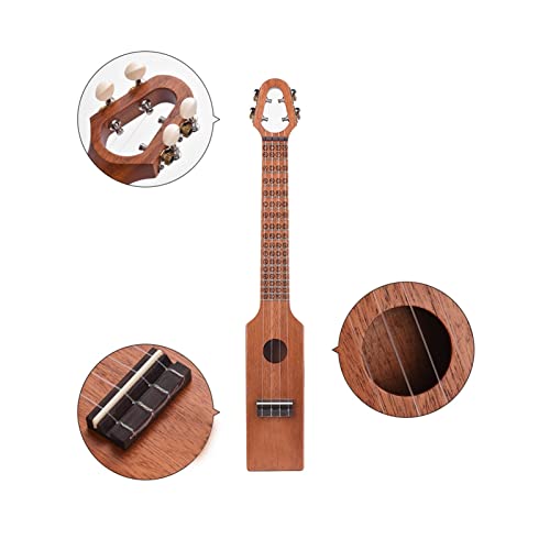 ukulélé Voyage Bois D’acajou D’ukulélé Acoustique De 23 Pouces avec Le Sac d’accord D’échelle Musicale - Les Beatles, Paul McCartney, John Lennon, RIngo Starr, George Harrison ukulélé Voyage Bois D'acajou D'ukulélé Acoustique De 23 Pouces avec Le Sac d'accord D'échelle Musicale – Image 6