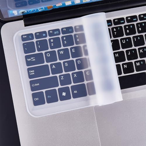 Protector de Teclado Transparente Universal Silicona 2 Pcs miniatura 4