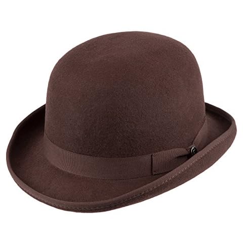 Jaxon & James Brown Wool Bowler Hat XXL Cover
