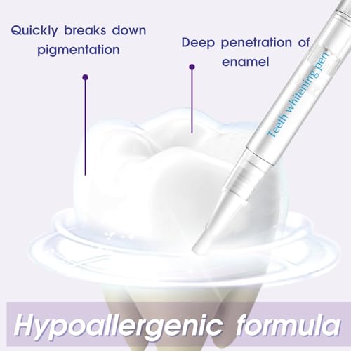 Image of Teeth Whitening Pen, Effective, Travel-Friendly, and Easy to Use Gel Whitening Pen, Teeth Whitener - Low Sensitivity (Pack of 2)