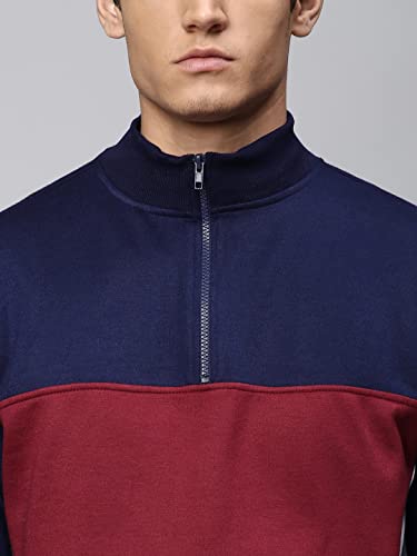 Image of Dennis Lingo Men's Poly Cotton Sweatshirt - Regular Fit, Full Sleeves, Casual Winter Wear for Men