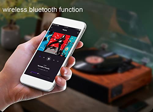 Tourne-Disque Vinyle Bluetooth Vintage Phonographe Tourne-Disque intégré 2 Haut-parleurs stéréo Platines 3 Vitesses avec… - Les Beatles, Paul McCartney, John Lennon, RIngo Starr, George Harrison Tourne-Disque Vinyle Bluetooth Vintage Phonographe Tourne-Disque intégré 2 Haut-parleurs stéréo Platines 3 Vitesses avec… – Image 5