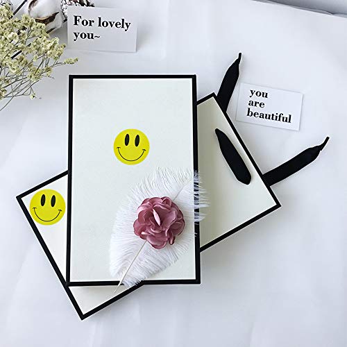 Hybsk 500Pcs Yellow Smiley Face Stickers 1.5 Inch Happy Face Stickers Teacher Reward Kids Encourage Labels #TOP5