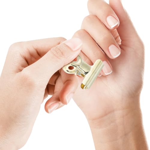 Clips para Manicura LABRIMP 12 piezas de metal miniatura 4