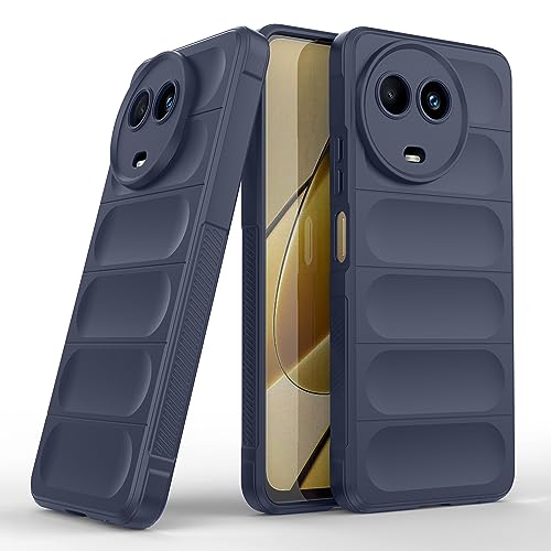 Image of Zapcase Back Case Cover for Realme Narzo 60X 5G | Compatible for Realme Narzo 60X 5G Back Cover | Liquid Silicon Magic Case with Camera Protection | Sapphire