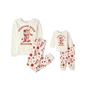 The Children’s Place Baby and Kids’, Sibling Matching, Holiday Pajama Sets, Cotton