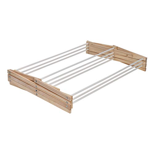 Honey-Can-Do DRY-01168 Indoor Wood Folding Clothes Drying Rack