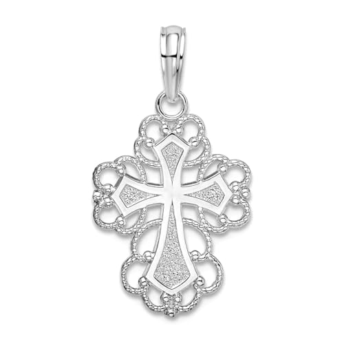 Collier pendentif croix en argent sterling 925, cadeau précieux pour femme
