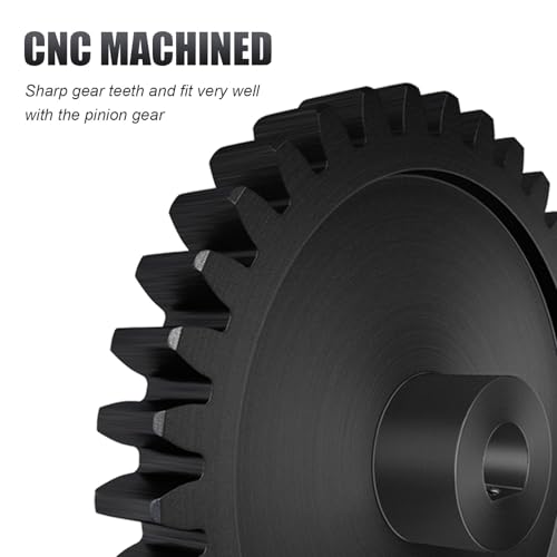 Main Gear 30T M1.5 Shaft with Bearing 45# Steel D-Shaped Hole Spur Gear with 25T Pinon Gear for TRAXXAS-1/5 X-MAXX 6S/8S Monster Truck and 1/6 4WD XRT 8S-78086-4, 1.5 Mod Large Transmission Gear Part - Thumbnail 6