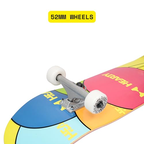 Image of Hearty Pro Complete Skateboard Pack | Unassembled | 8 inch X 31.66 inch | for Adults & Teens | Skate Supply India (Balloons)